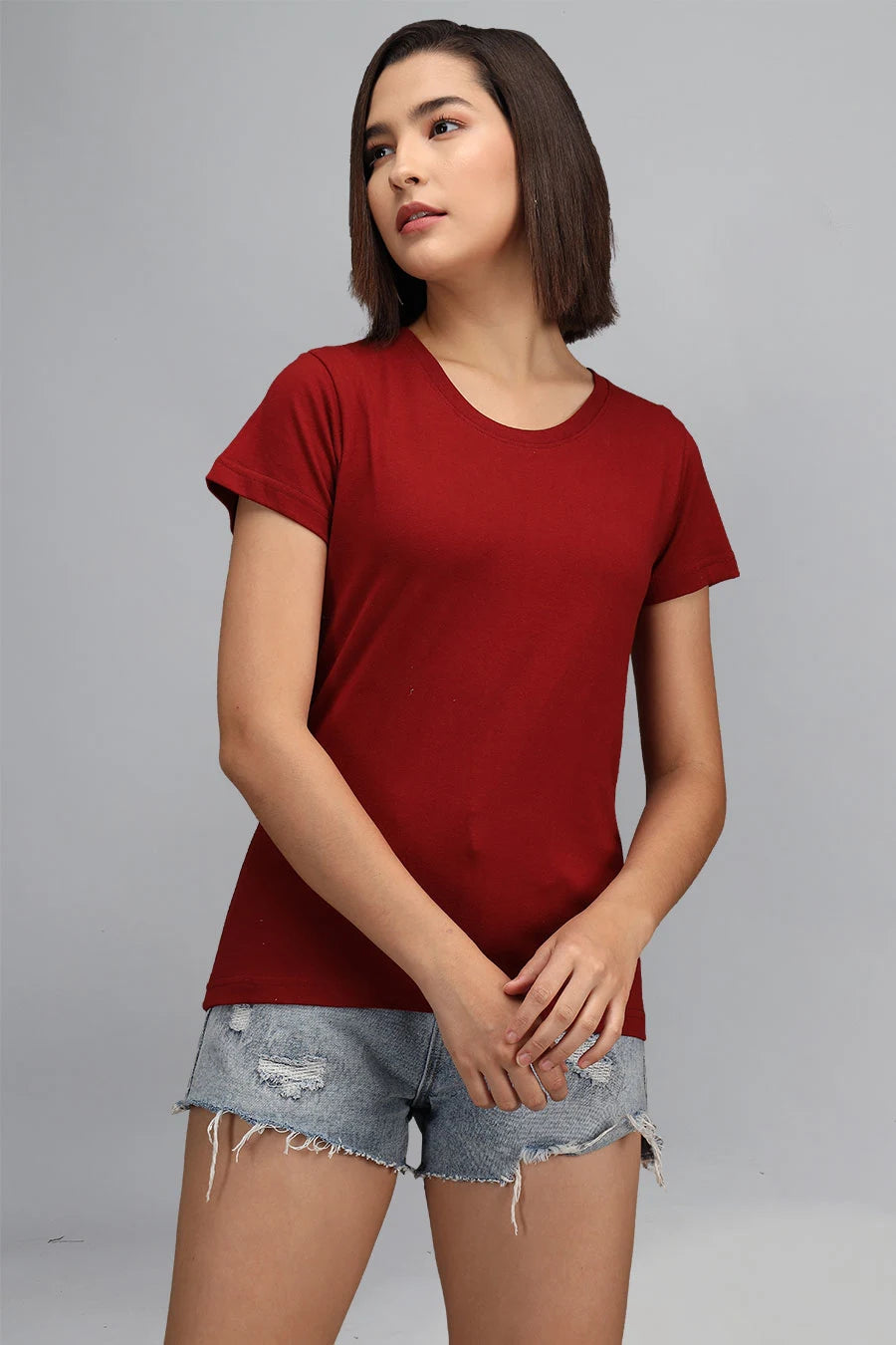 Classic Crew in Maroon