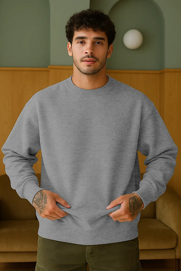 Grey - Fleece Sweatshirt