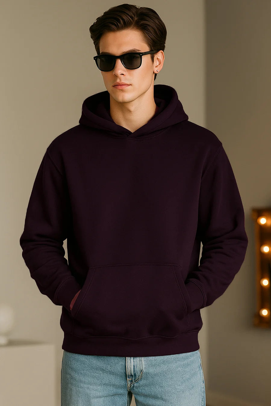Wine - Fleece Hoodie