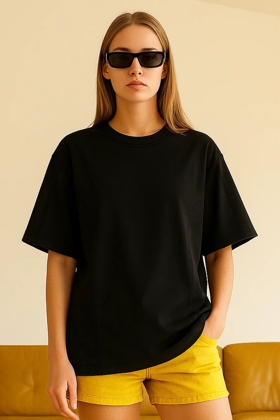 Black Oversized T-shirt