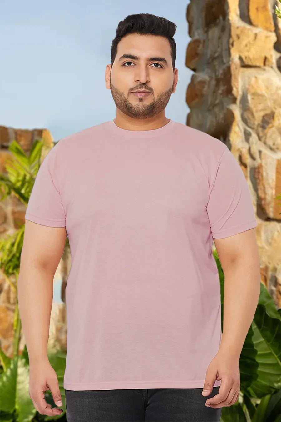 Plus Size - Light Pink - Classic Crew