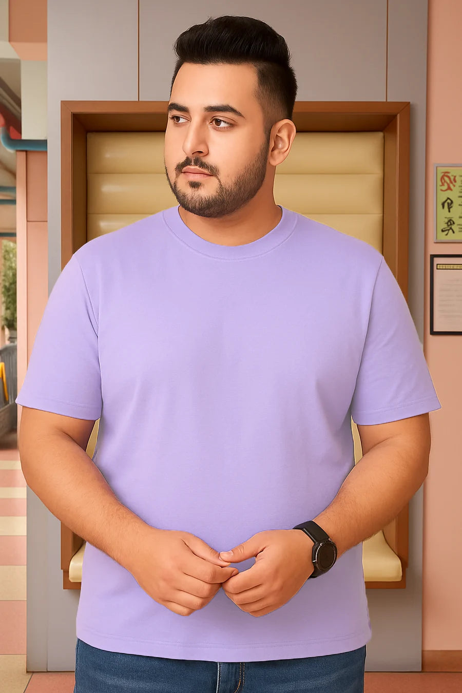 Plus Size - Periwinkle - Classic Crew
