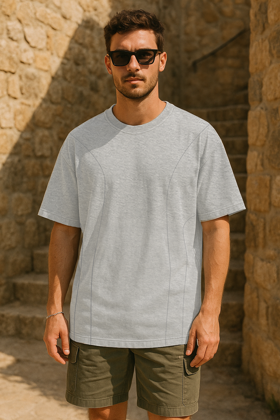 Core Grey Oversized T-shirt