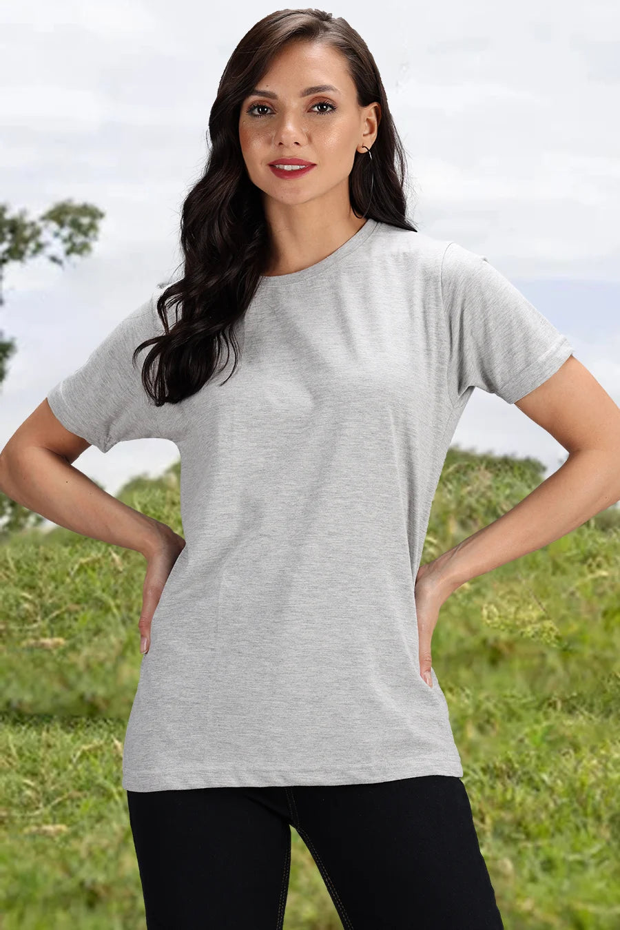Light Grey - Classic Relax Crew