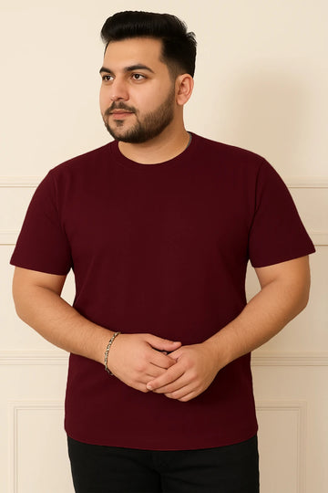 Plus Size - Maroon - Classic Crew