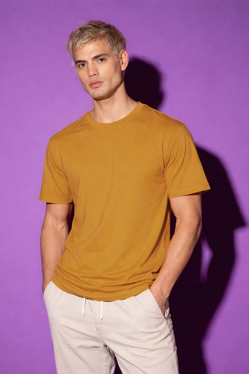 Classic Crew in Mustard