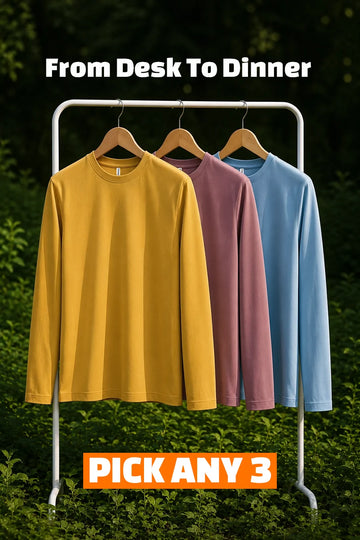 Pick Any 3 Full Sleeve T-shirt