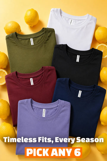 Pick Any 6 Women Relax Fit T-Shirt