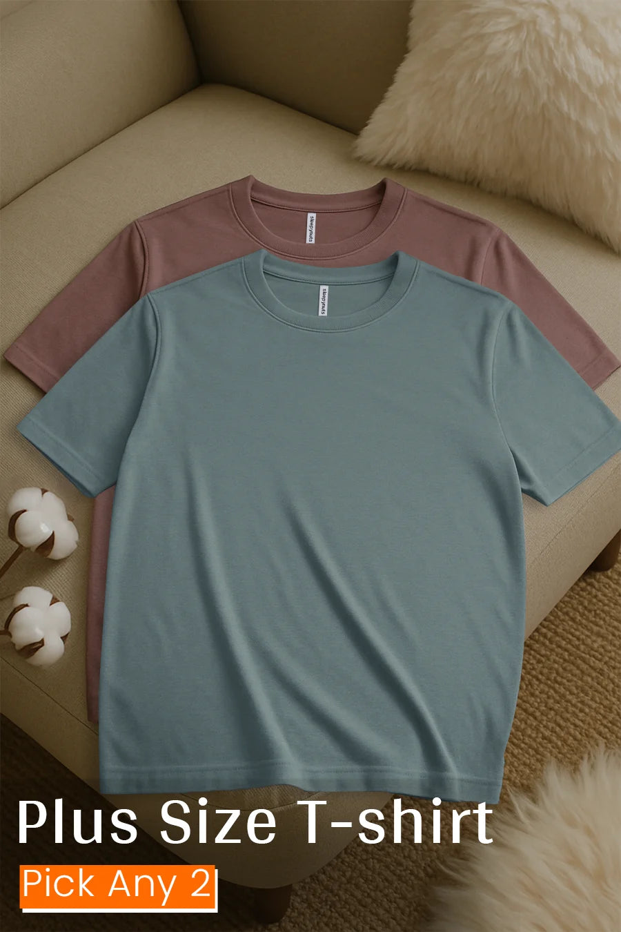 Pick Any 2 Men Plus Size T-shirt