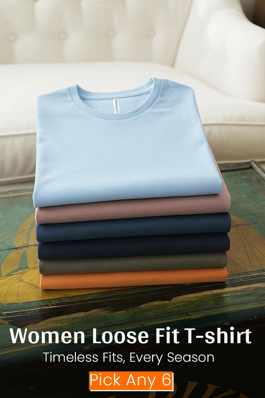 Pick Any 6 Women Relax Fit T-Shirt