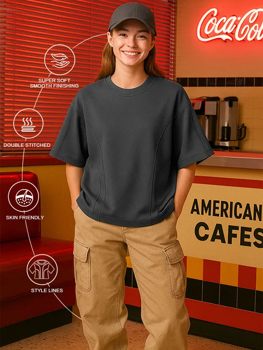 Smokey Grey Oversized T-shirt