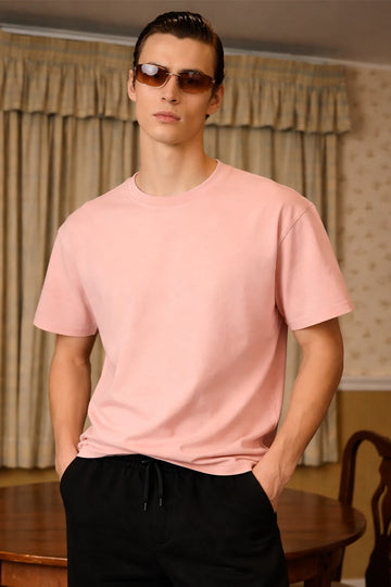 Classic Crew in Peach Fuzz