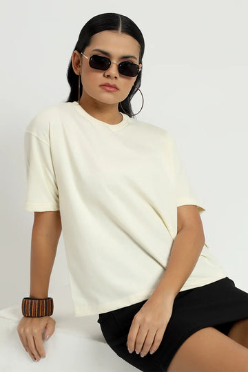 Off White Oversized T-shirt