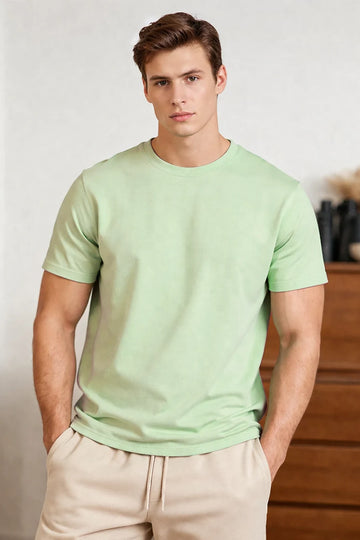 Classic Crew in Mint Green