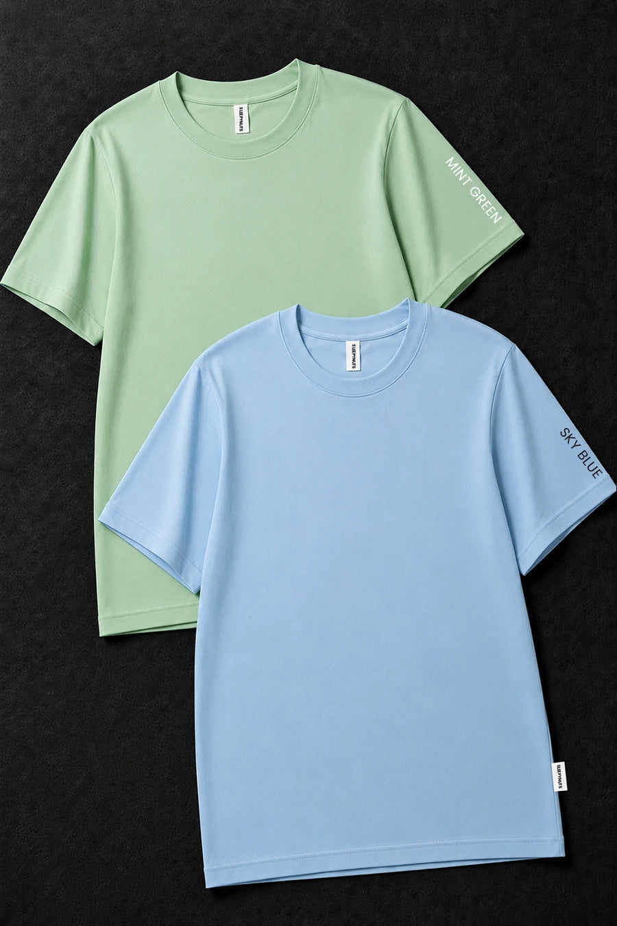 Pack 2 - Mint Green & Sky Blue - Classic Crew